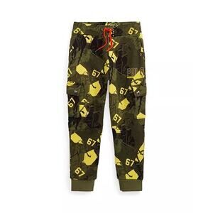 Polo Ralph Lauren Boys Camo Double Knit Jogger Pants Size 6